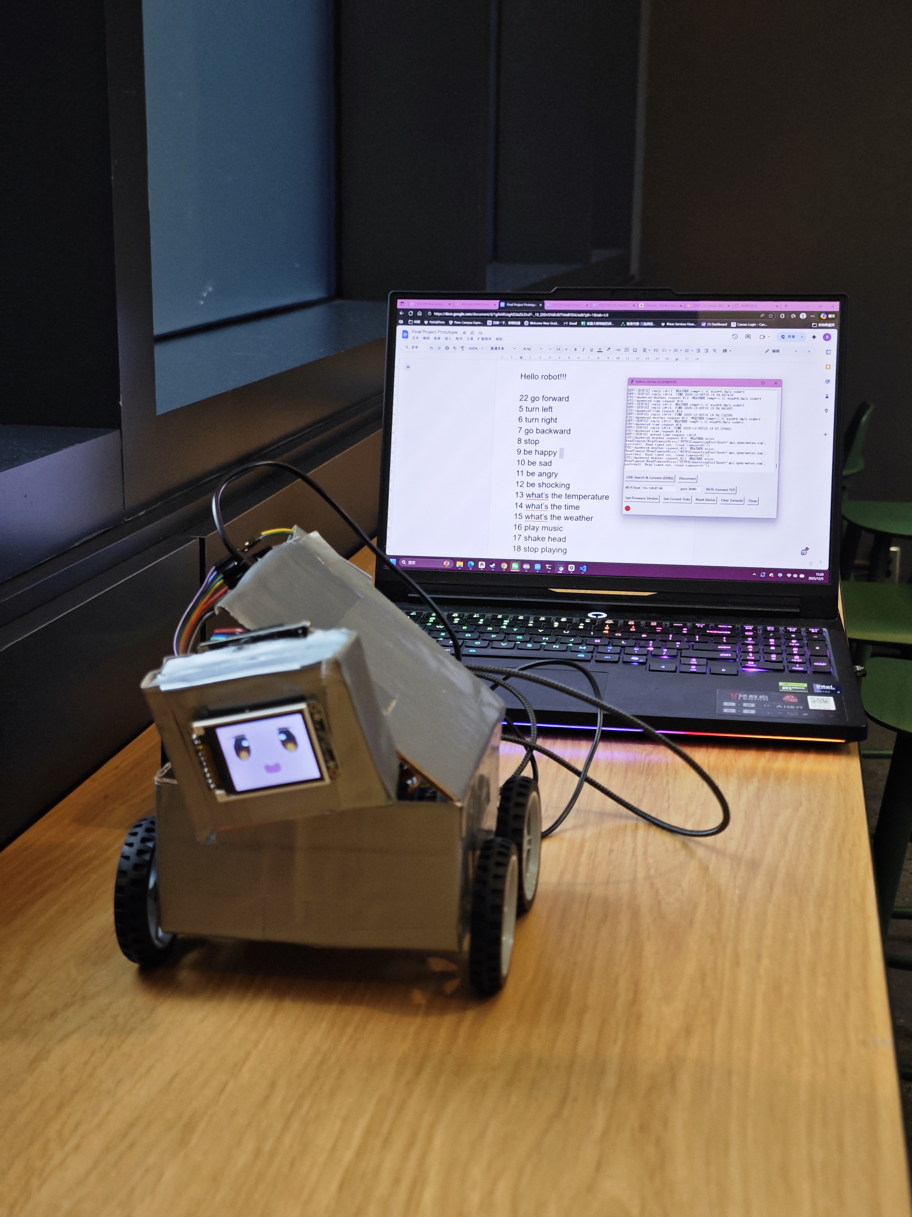 Front View with Annotations