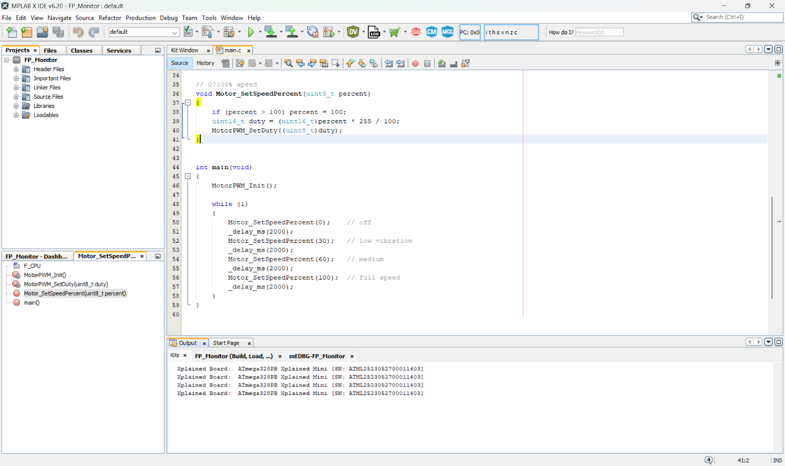 Vibration Motor Code