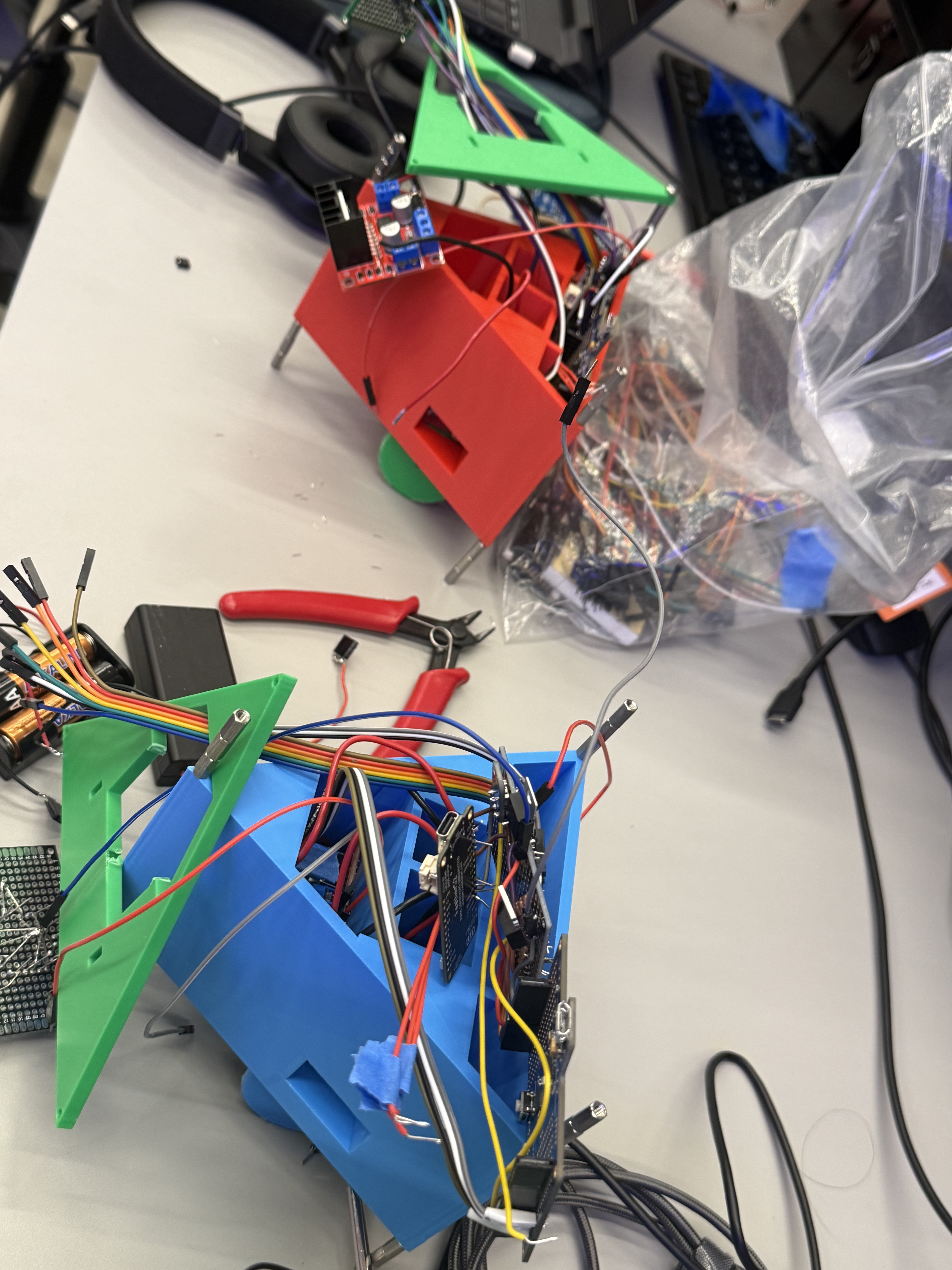 Two robots during integration testing